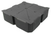 4ft x 4ft x 16" Fully-Rounded Foam-Filled HDPE Dock Float (1240 lbs bouyancy)